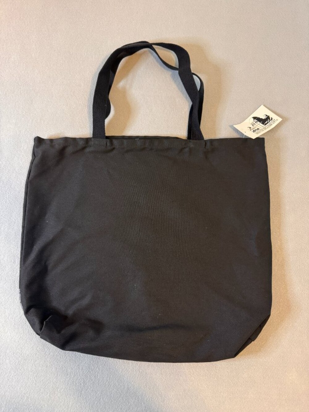 Griffith Observatory Black Canvas Tote Astrounaut Moon Space NWT - Picture 2 of 6